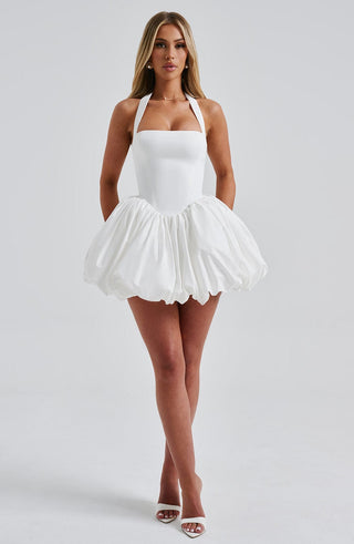 Maricia Mini Dress - Ivory - glavon