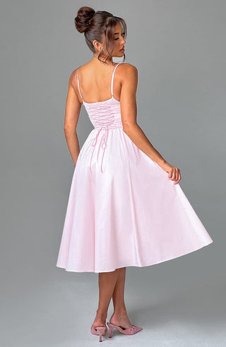 Mariella Midi Dress - Blush - glavon