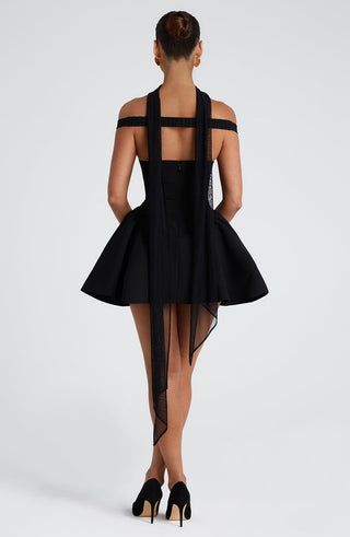 Marla Mini Dress - Black - glavon