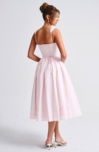 Marlena Midi Dress - Blush - glavon