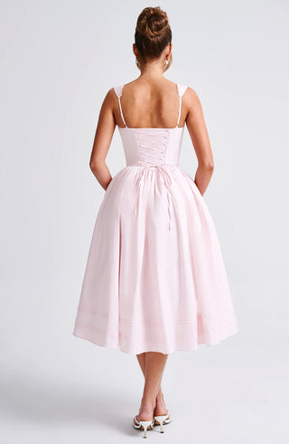 Marlena Midi Dress - Blush - glavon