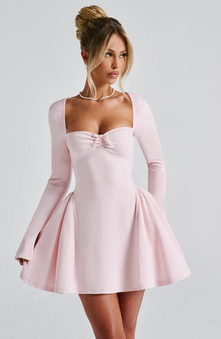 Megan Mini Dress - Blush - glavon