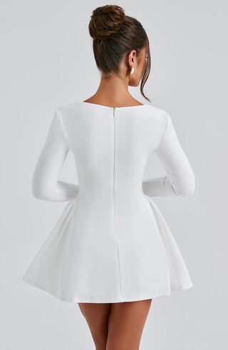 Megan Mini Dress - Ivory - glavon