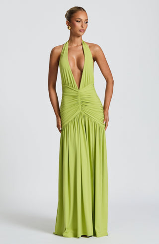Melania Maxi Dress - Olive - glavon