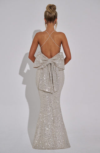 Meridith Maxi Dress - Champagne - glavon