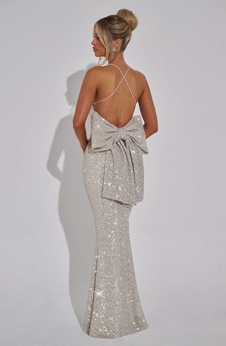 Meridith Maxi Dress - Champagne - glavon