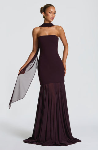 Merritt Gown - Plum - glavon