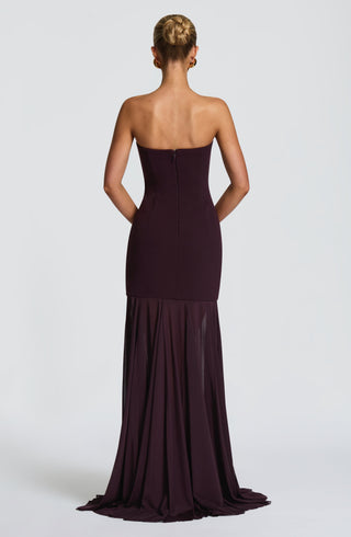 Merritt Gown - Plum - glavon