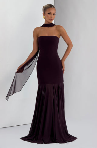 Merritt Gown - Plum - glavon