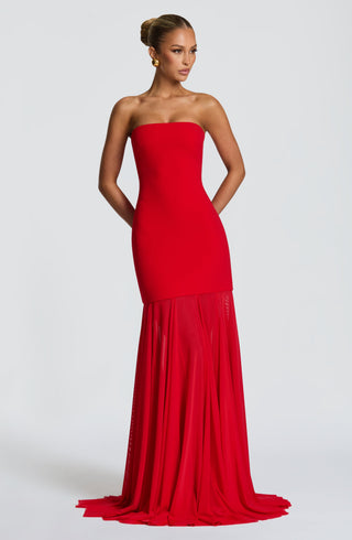 Merritt Gown - Red - glavon