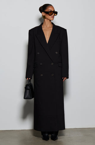 Michelle Coat - Black - glavon
