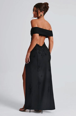 Milani Maxi Dress - Black - glavon