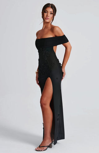 Milani Maxi Dress - Black - glavon