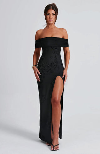 Milani Maxi Dress - Black - glavon