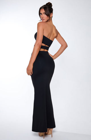 Milia Maxi Dress - Black - glavon