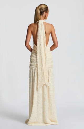 Minerva Maxi Dress - Ivory - glavon