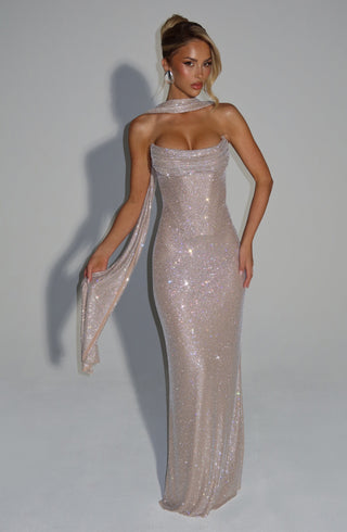 Mirabella Maxi Dress - Nude - glavon