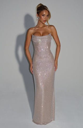 Mirabella Maxi Dress - Nude - glavon