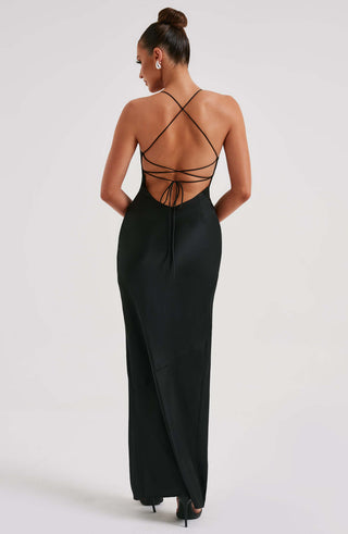 Misha Maxi Dress - Black - glavon