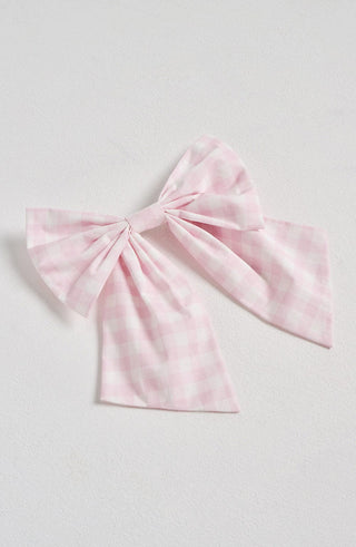 Mitzi Bow - Blush Gingham - glavon