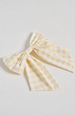 Mitzi Bow - Lemon Gingham - glavon