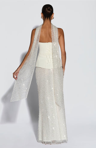 Miya Scarf - Ivory - glavon