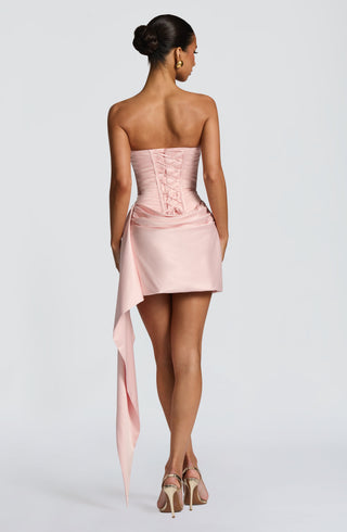 Mona Mini Dress - Blush - glavon