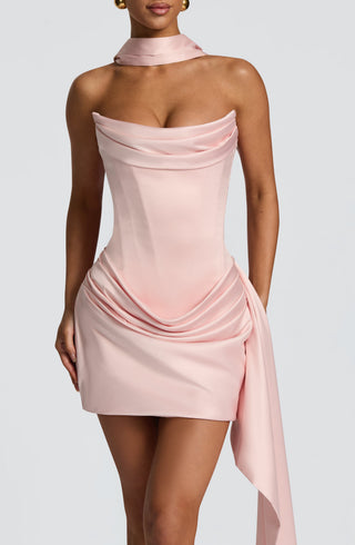 Mona Mini Dress - Blush - glavon