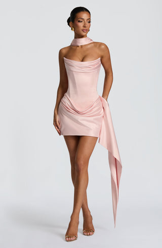 Mona Mini Dress - Blush - glavon