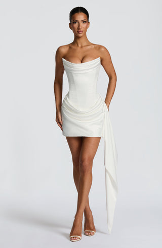 Mona Mini Dress - Ivory - glavon