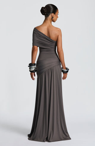 Monica Maxi Dress - Charcoal - glavon
