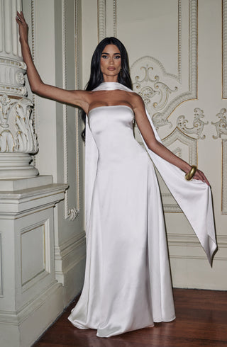 Morven Maxi Dress - Ivory - glavon