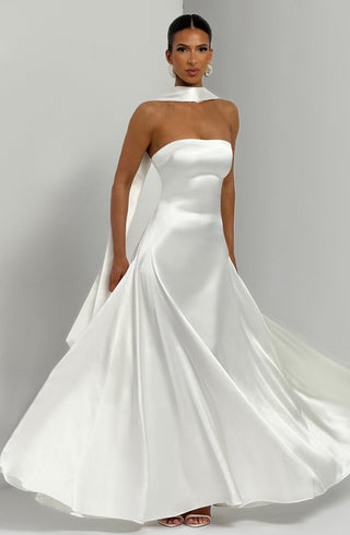 Morven Maxi Dress - Ivory - glavon