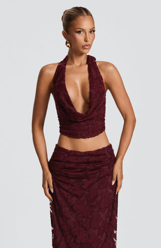 Myra Top - Cherry Lacquer - glavon