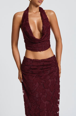Myra Top - Cherry Lacquer - glavon