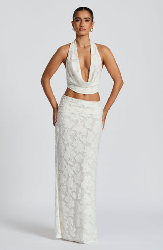 Myra Top - Ivory - glavon