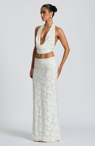 Myra Top - Ivory - glavon