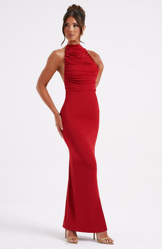 Nala Maxi Dress - Red - glavon