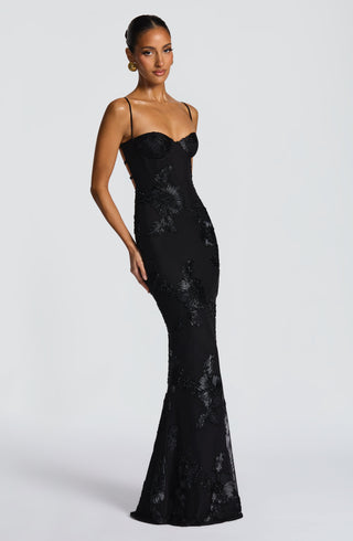 Nefertiti Maxi Dress - Black - glavon