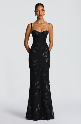 Nefertiti Maxi Dress - Black - glavon