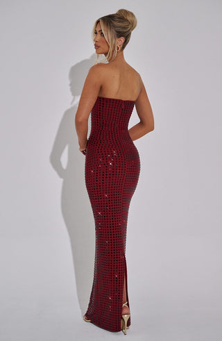 Neriah Maxi Dress - Wine - glavon