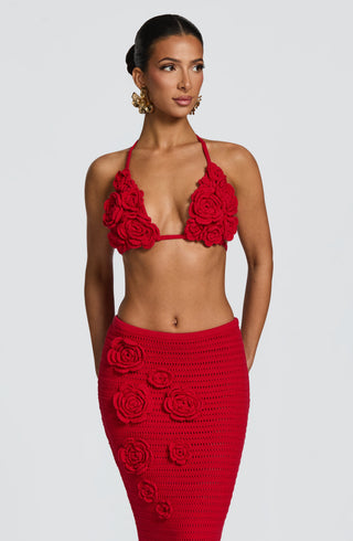 Nerida Top - Red - glavon