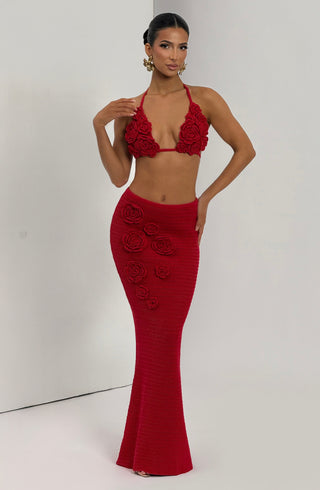 Nerida Top - Red - glavon