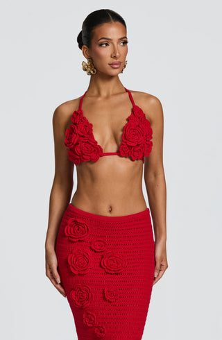 Nerida Top - Red - glavon