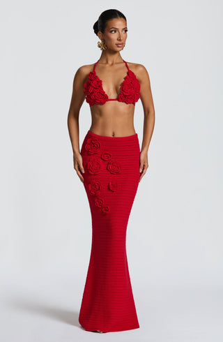 Nerida Top - Red - glavon