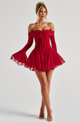 Nerissa Playsuit - Red - glavon