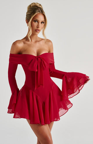 Nerissa Playsuit - Red - glavon