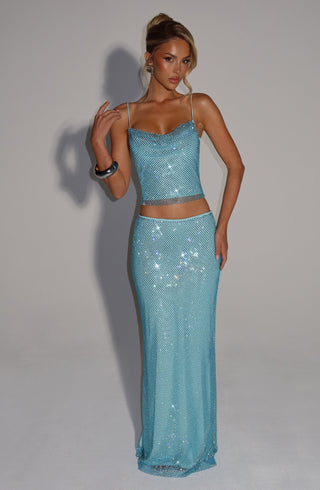 Nora Top - Aqua - glavon