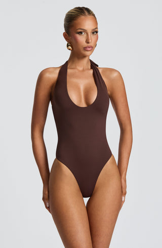 Odele Bodysuit - Plum Brown - glavon