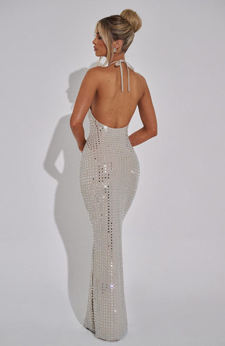 Odessa Maxi Dress - Nude - glavon